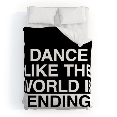 Leeana Benson Dance Like the World Is Ending Duvet Cover