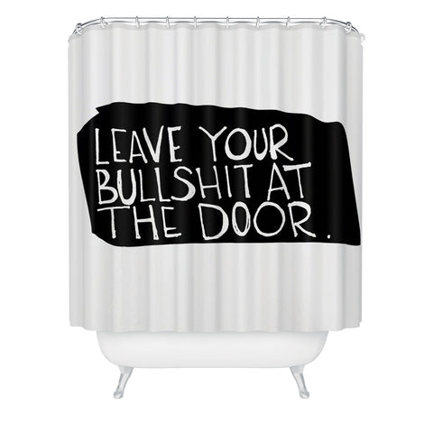 Leeana Benson Leave Your Bs Shower Curtain