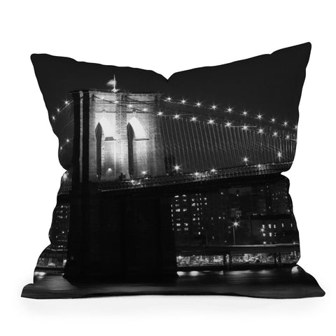 Leonidas Oxby Brooklyn Bridge 125 Outdoor Throw Pillow