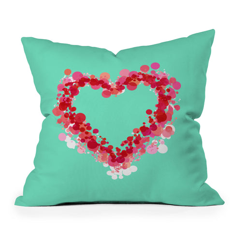 Lisa Argyropoulos Be Still My Heart Outdoor Throw Pillow