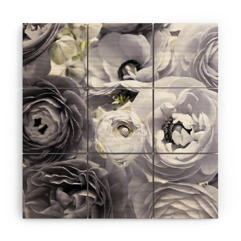 Lisa Argyropoulos Bloom Sweetly Whispered Gray Wood Wall Mural