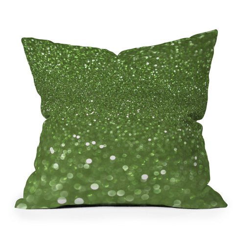 Lisa Argyropoulos Bubbly Lime Outdoor Throw Pillow
