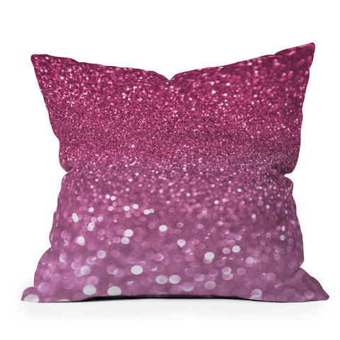 Lisa Argyropoulos Bubbly Pink Outdoor Throw Pillow