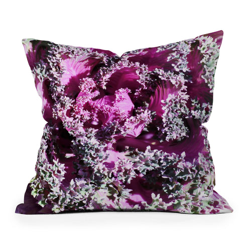 Lisa Argyropoulos Cabbage Outdoor Throw Pillow