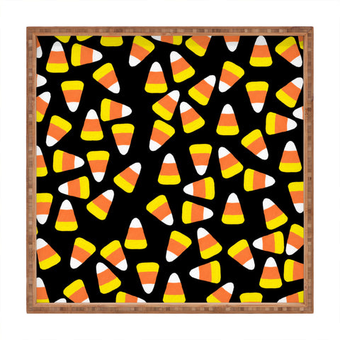 Lisa Argyropoulos Candy Corn Jumble Square Tray