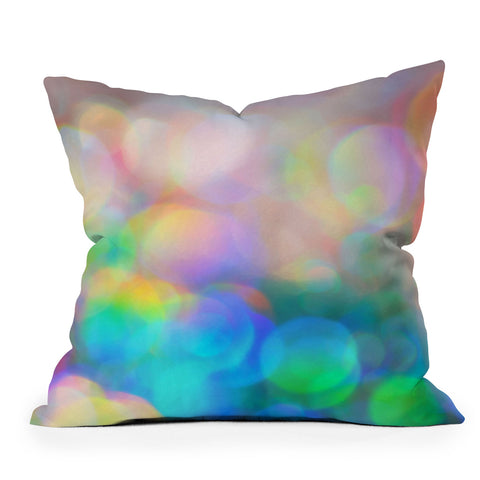 Lisa Argyropoulos Color Me Happy Outdoor Throw Pillow