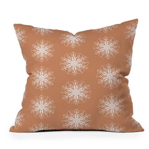 Lisa Argyropoulos Cozy Flurries Outdoor Throw Pillow