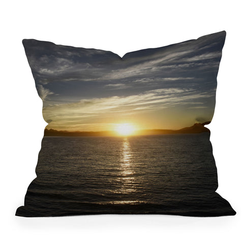 Lisa Argyropoulos Ensenada Sunrise Outdoor Throw Pillow