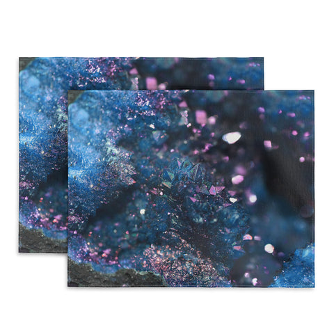 Lisa Argyropoulos Geode Abstract Teal Placemat