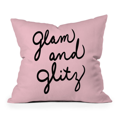 Lisa Argyropoulos Glam and Glitz Outdoor Throw Pillow