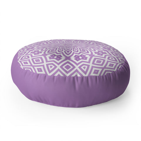 Lisa Argyropoulos Helena Lavender Floor Pillow Round