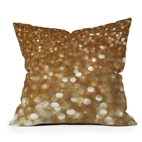 Lisa Argyropoulos Holiday Gold Outdoor Throw Pillow