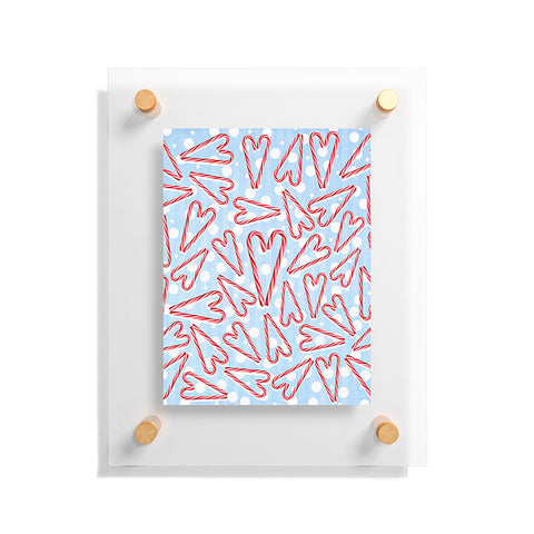 Lisa Argyropoulos Holiday Love And Polka Dots Floating Acrylic Print