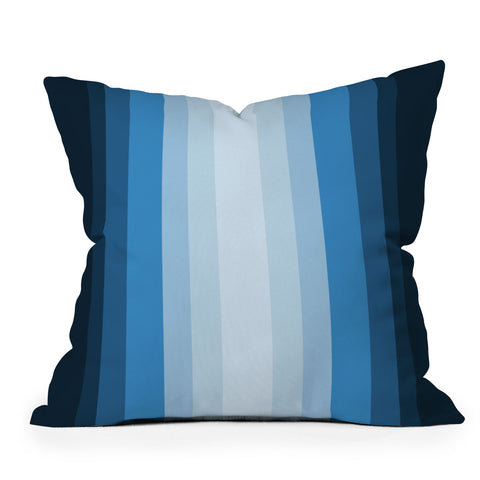 Lisa Argyropoulos Jazzy Blues Outdoor Throw Pillow