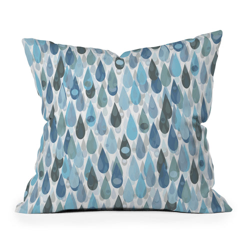 Lisa Argyropoulos Let It Rain V Outdoor Throw Pillow