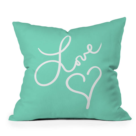 Lisa Argyropoulos Love Beat Outdoor Throw Pillow