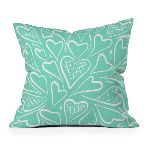 Lisa Argyropoulos Love is in the Air Outdoor Throw Pillow