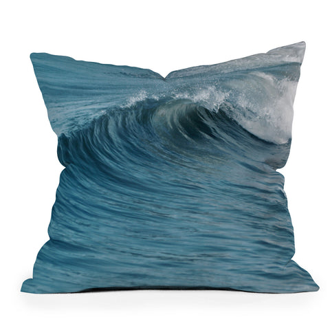 Lisa Argyropoulos Making Waves Outdoor Throw Pillow