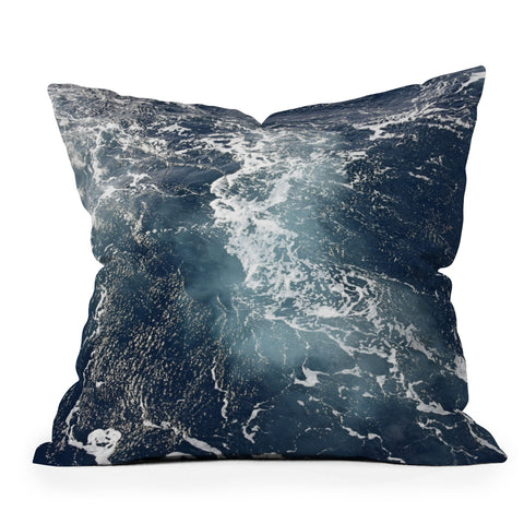 Lisa Argyropoulos Pacific Teal Outdoor Throw Pillow