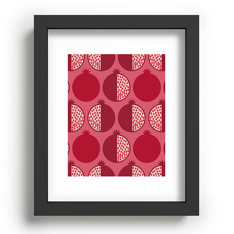 Lisa Argyropoulos Pomegranate Line Up Reds Recessed Framing Rectangle