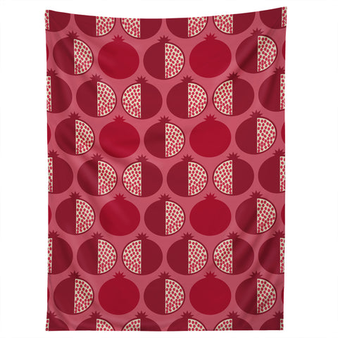 Lisa Argyropoulos Pomegranate Line Up Reds Tapestry