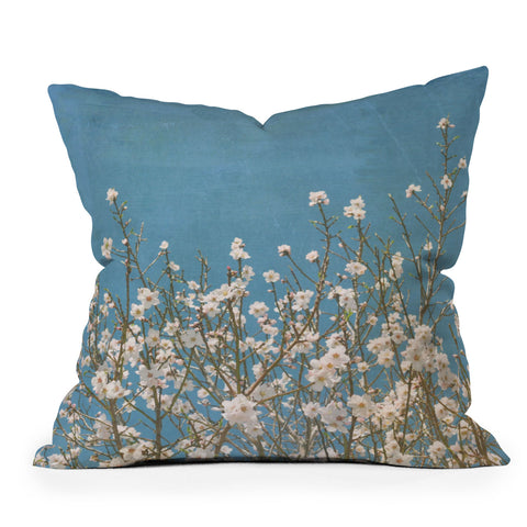 Lisa Argyropoulos Reaching For Spring Outdoor Throw Pillow