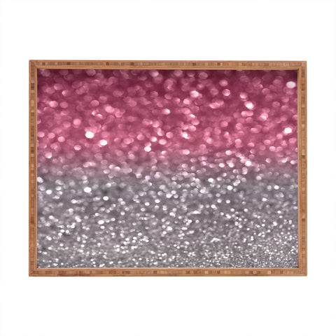 Lisa Argyropoulos Rose And Gray Rectangular Tray