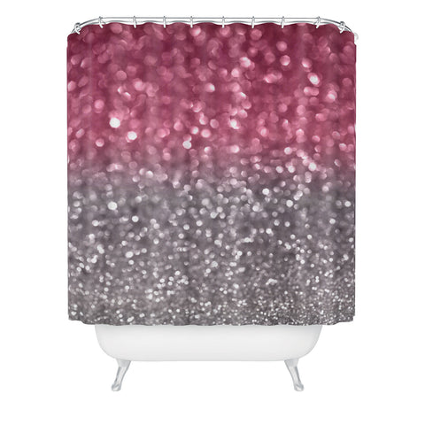 Lisa Argyropoulos Rose And Gray Shower Curtain