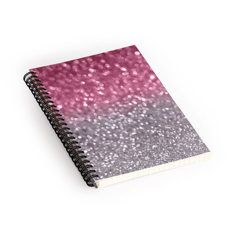 Lisa Argyropoulos Rose And Gray Spiral Notebook