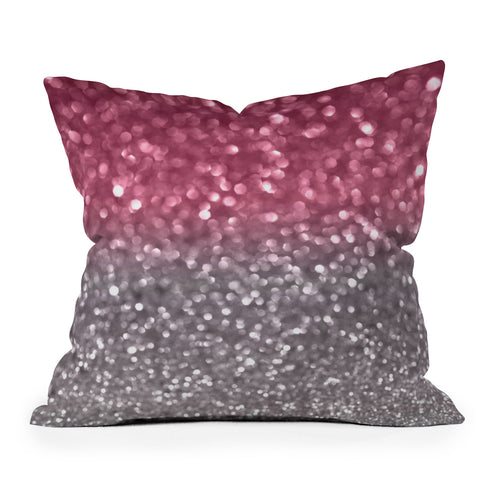 Lisa Argyropoulos Rose And Gray Outdoor Throw Pillow