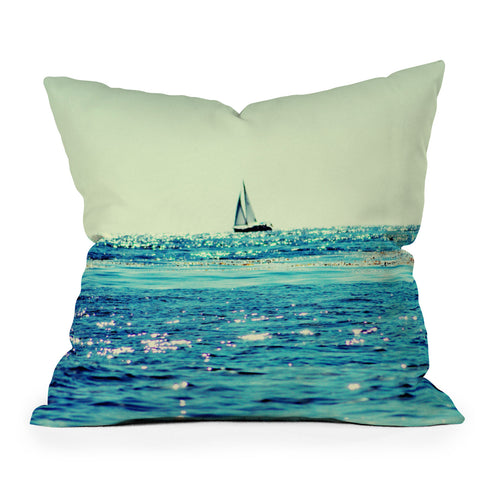 Lisa Argyropoulos Sailin Outdoor Throw Pillow