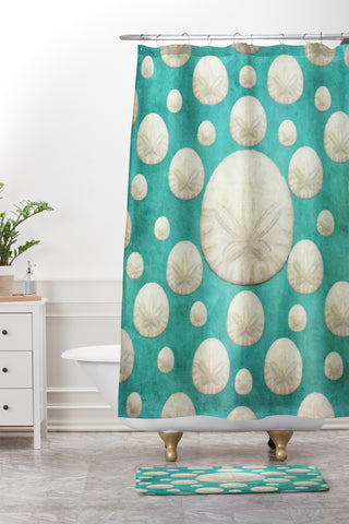 Lisa Argyropoulos Sand Dollars Shower Curtain And Mat