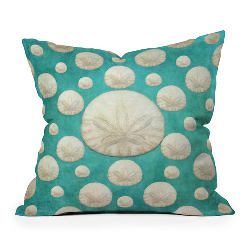 Lisa Argyropoulos Sand Dollars Outdoor Throw Pillow