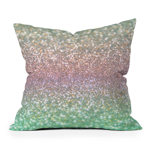 Lisa Argyropoulos Sea Mist Shimmer Outdoor Throw Pillow