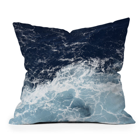 Lisa Argyropoulos Sea Swish Outdoor Throw Pillow