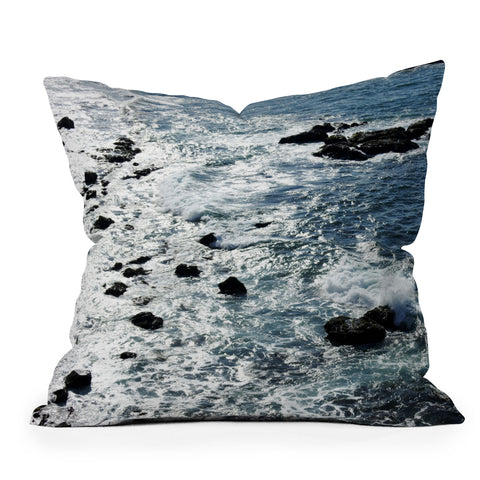 Lisa Argyropoulos Shimmering Mazatlan Sea Outdoor Throw Pillow