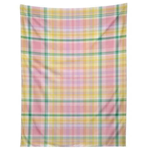 Lisa Argyropoulos Spring Days Plaid Tapestry