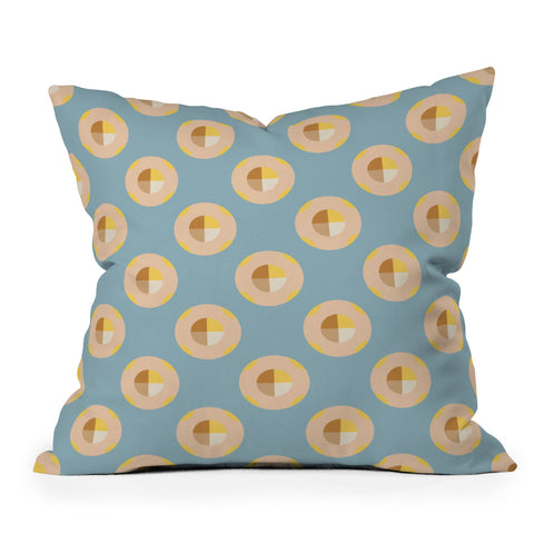 Lisa Argyropoulos Sunny Side Dots Outdoor Throw Pillow