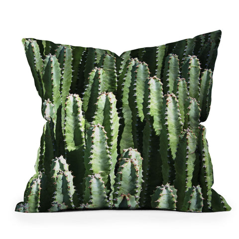 Lisa Argyropoulos The Gathering Green Outdoor Throw Pillow