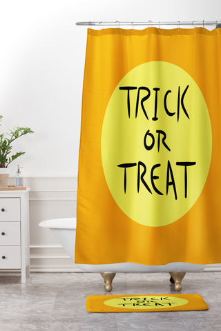 Lisa Argyropoulos Trick or Treat Shower Curtain And Mat