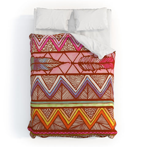 Lisa Argyropoulos Two Feathers Duvet Cover