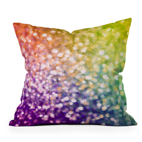 Lisa Argyropoulos Whirlwind Bokeh Outdoor Throw Pillow