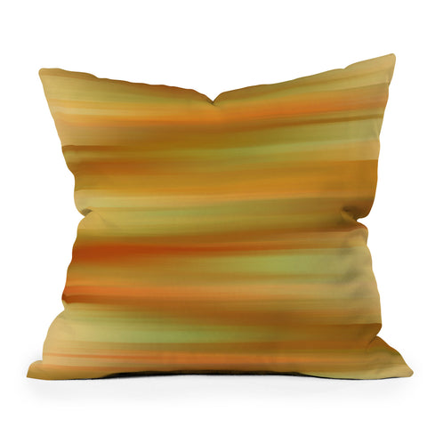 Lisa Argyropoulos Whispered Amber Outdoor Throw Pillow