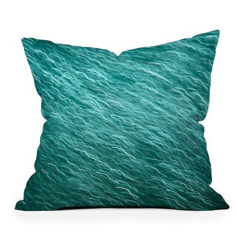 Lisa Argyropoulos Wired Rain Outdoor Throw Pillow