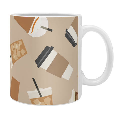 Little Arrow Design Co all the coffee beige Coffee Mug