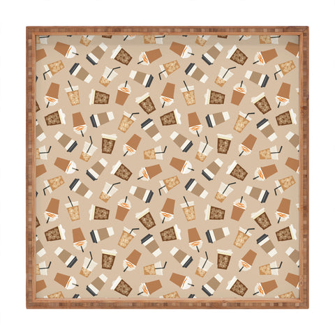 Little Arrow Design Co all the coffee beige Square Tray