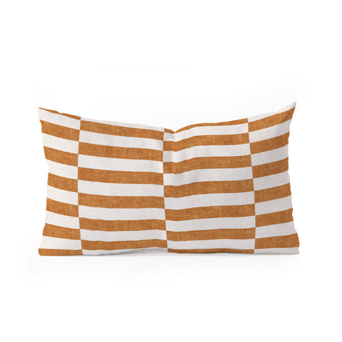 Little Arrow Design Co aria rectangle tiles Oblong Throw Pillow