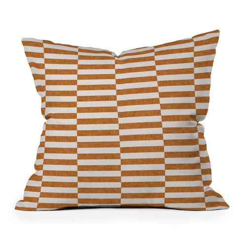Little Arrow Design Co aria rectangle tiles Outdoor Throw Pillow
