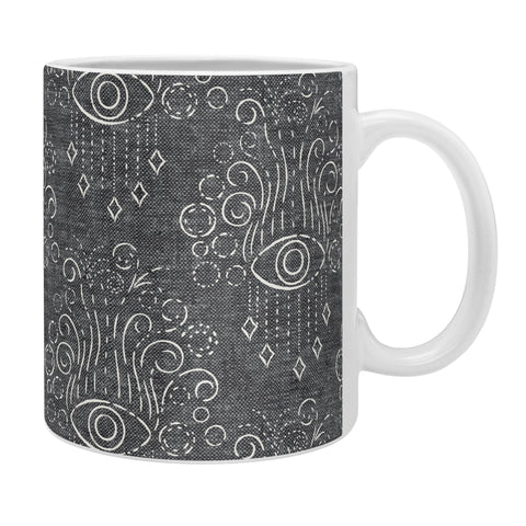 Little Arrow Design Co bohemian eyes on gray Coffee Mug