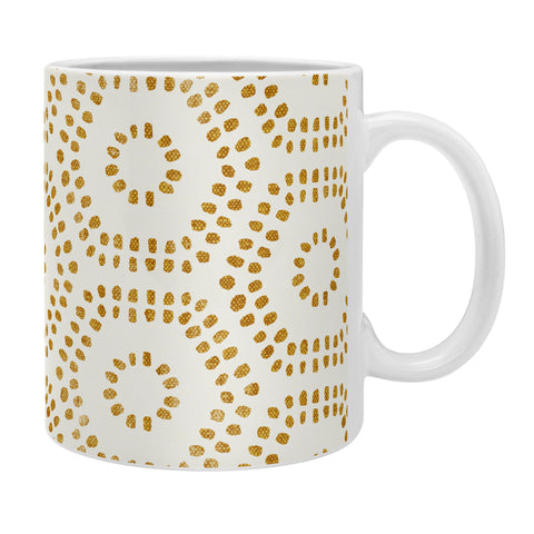 Little Arrow Design Co boho hexagons cream Coffee Mug